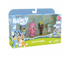 Bluey and Friends 4 Figure Pack