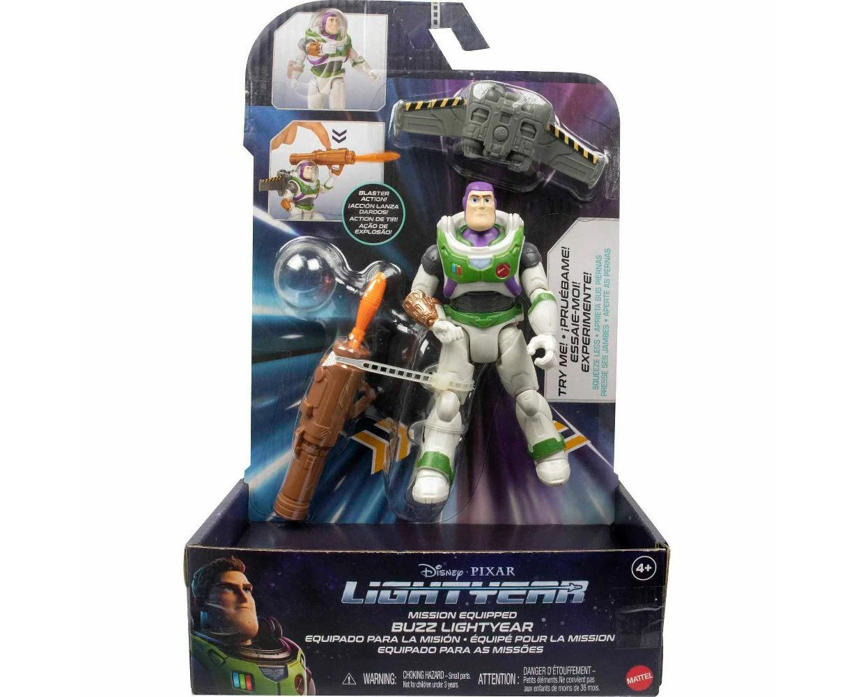 Disney Pixar Lightyear Mission Equipped Buzz Lightyear Figure