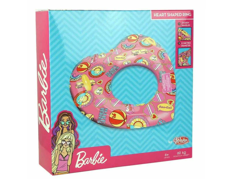 Wahu Barbie Heart Shape Swim Ring