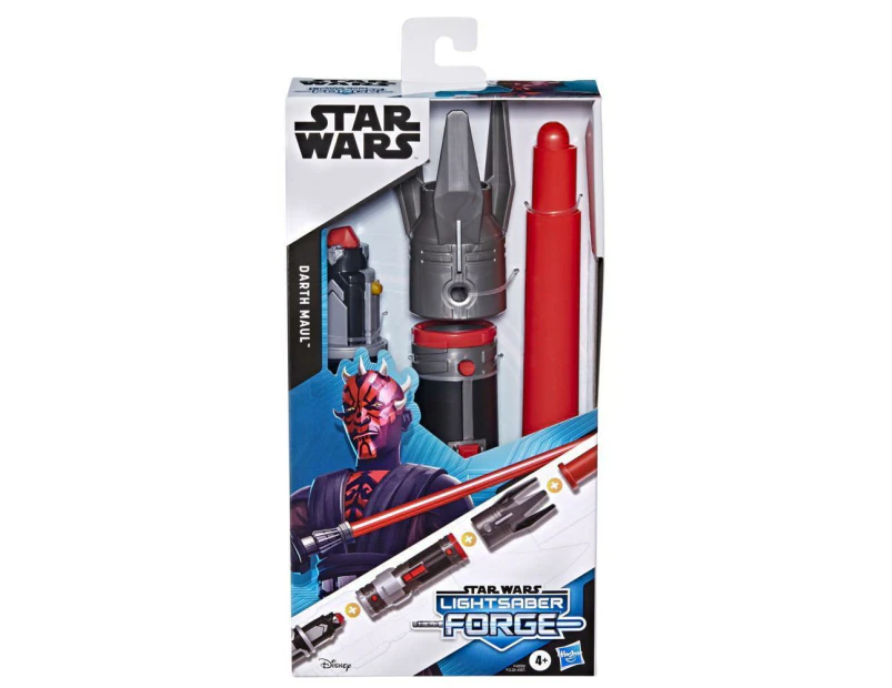 Star Wars Lightsaber Forge Darth Maul Extendable Red Lightsaber