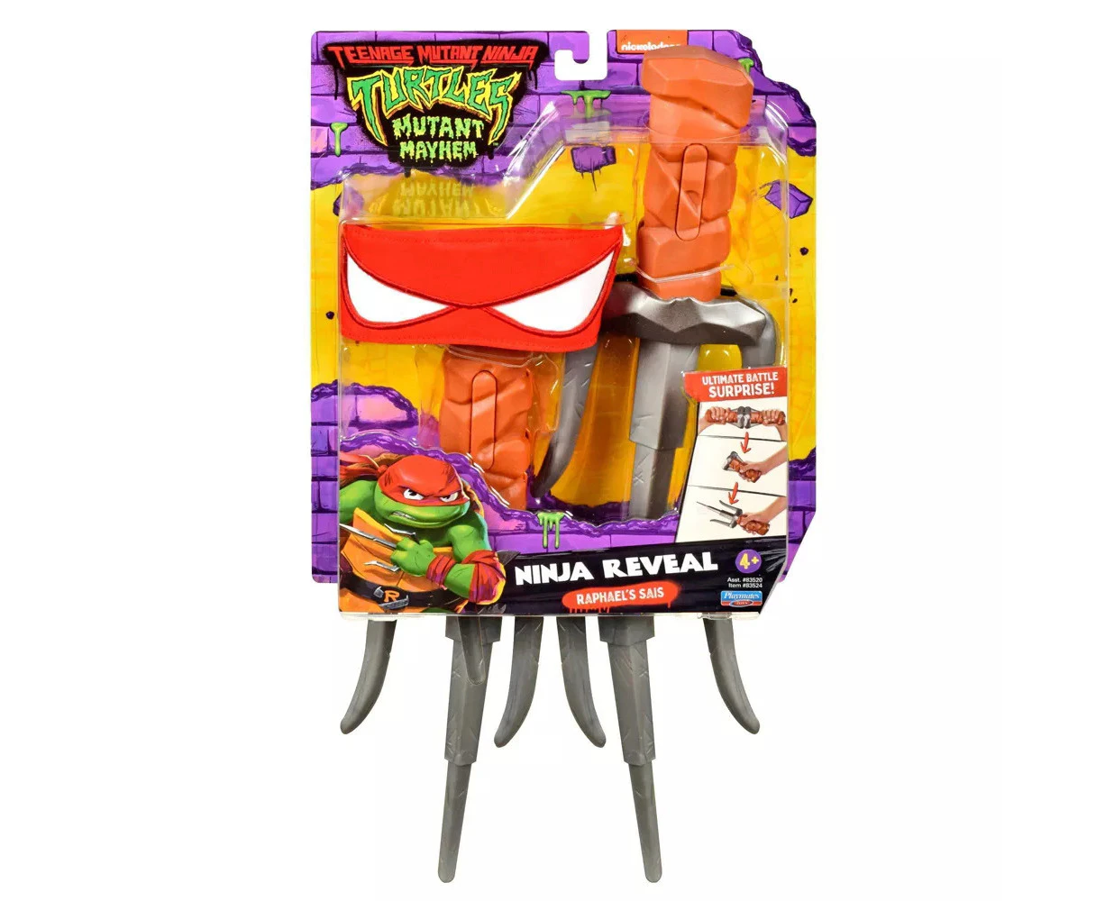 TMNT Mutant Mayhem Ninja Reveal Raphael's Sais