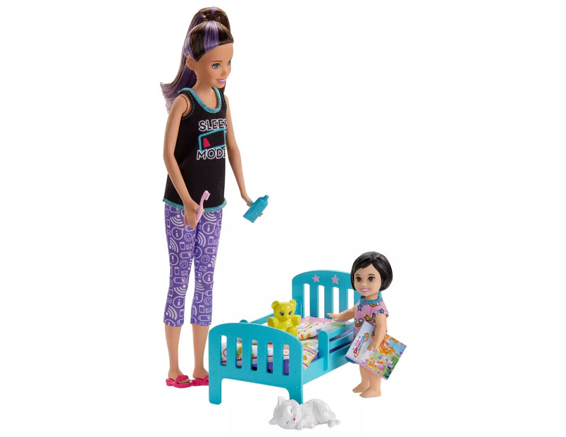 Barbie sisters babysitter playset hot sale