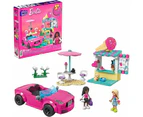 Mega Blocks Barbie Convertible And Ice Cream Stand