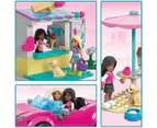 Mega Blocks Barbie Convertible And Ice Cream Stand