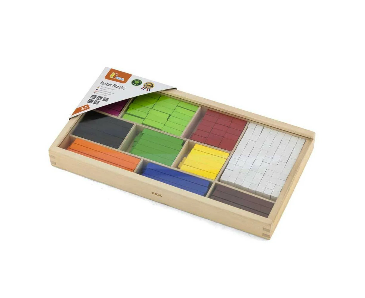 Maths Blocks Cuisenaire Rods 308Pc