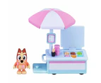 Bluey Vehicle and Figurine Bingo?s Ice Cream Cart Playset