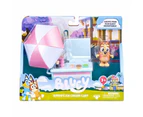 Bluey Vehicle and Figurine Bingo?s Ice Cream Cart Playset