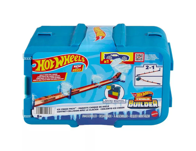 Hot Wheels Track Builder Ice Crash Pack