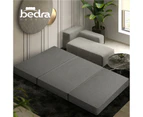 Bedra Foldable Mattress Trifold Camping Bed Sofa Cushion Mat Breathable Double