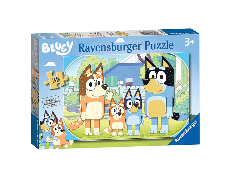 35pc Bluey Ravensburger Bluey Family Time Jigsaw Puzzle Kids/Children Toy 3y+