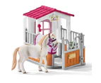 Schleich Horse Stall w/Luistano Mare Interactive Kids DIY Building Playing Toy