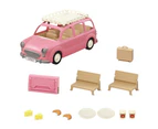 Sylvanian Families Family Picnic Doll Interactive Camper Van Kids Play Toy Pink