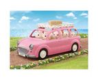 Sylvanian Families Family Picnic Doll Interactive Camper Van Kids Play Toy Pink