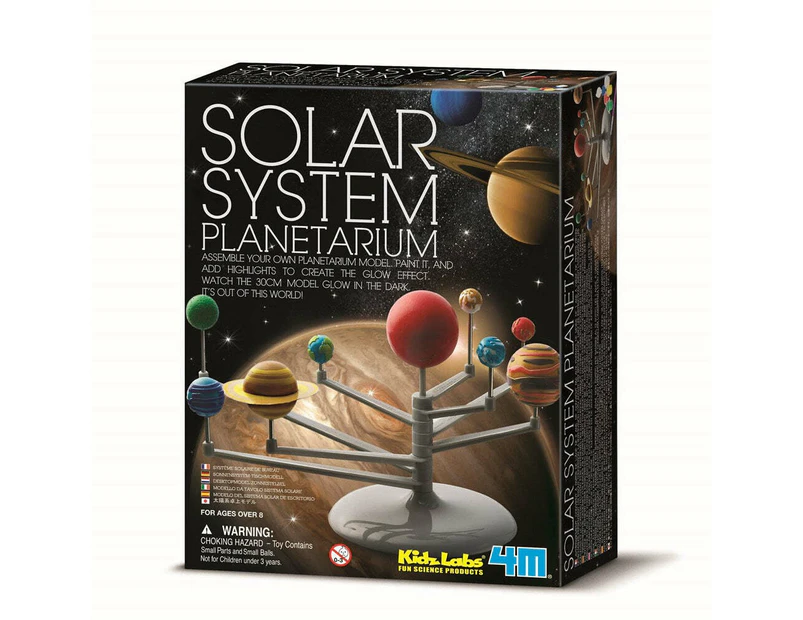 4M Solar System Glow In the Dark Planetarium Model Kids/Toddler Activity Toy 8y+