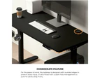 Oikiture 120cm Electric Standing Desk Dual Motor Black