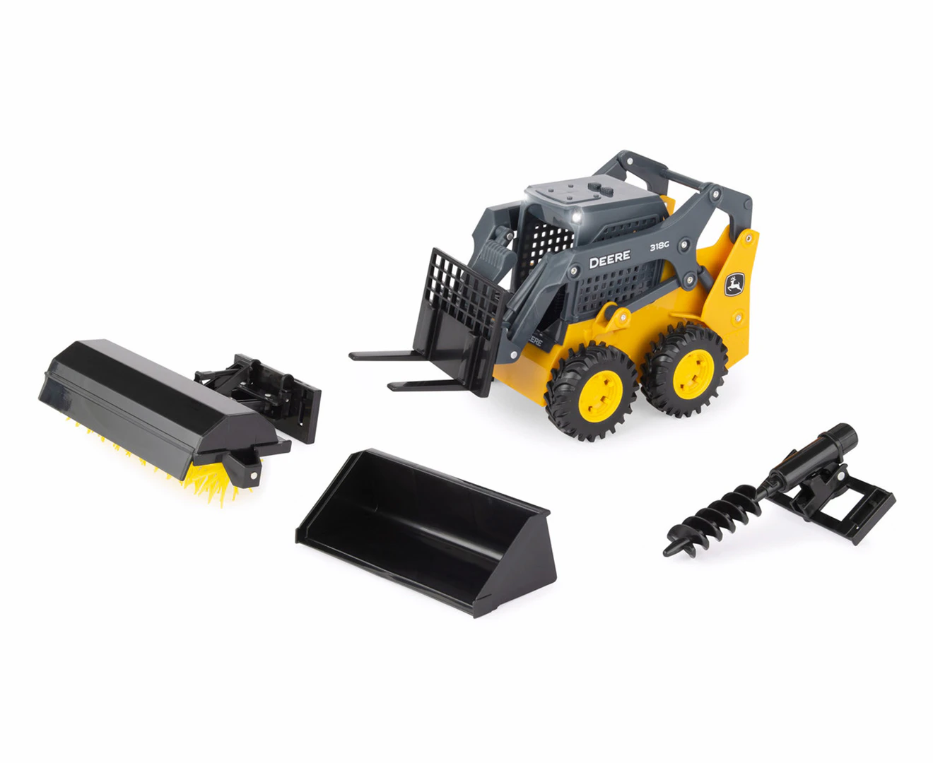 John Deere 1:16 Big Farm 318G Skid Steer Set