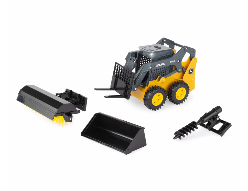 John Deere 1:16 Big Farm 318G Skid Steer Set