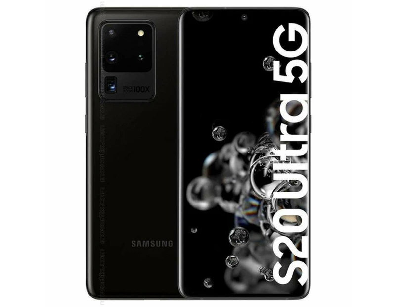 Samsung Galaxy S20 Ultra 5G (128GB, Black) - Refurbished - Refurbished Grade A