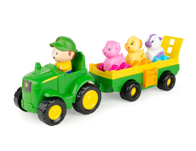 John Deere Animal Sounds Wagon Ride Toy