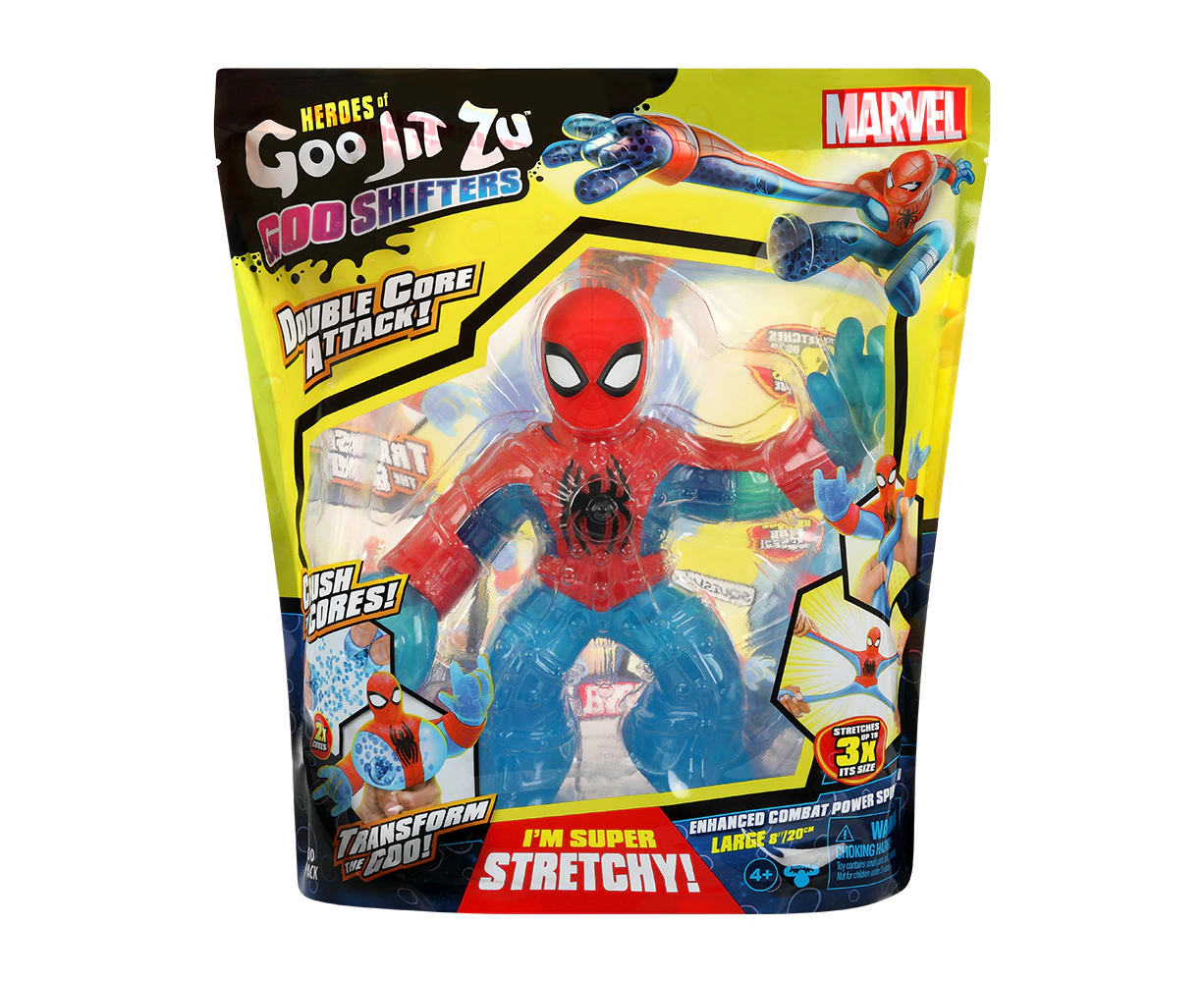 Heroes Of Goo Jit Zu Marvel Goo Shifters Supagoo Hero Spiderman Toy Figure 4y+