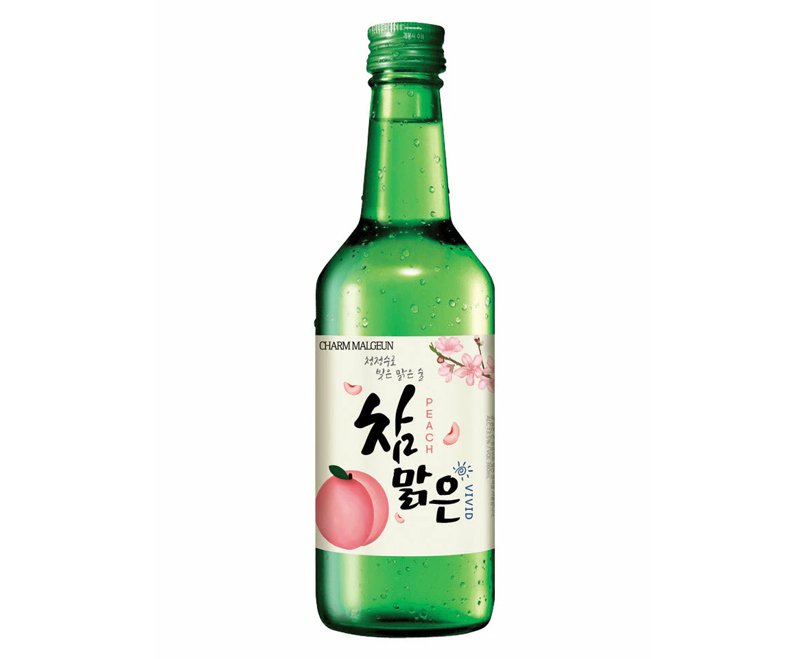 Charm Malgeun Vivid Peach Flavoured Soju 360ml