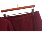 Men's Ultra Warm Long Pants Set Thickened Fleece Lined Bottom Underwear Tops and Bottoms Winter -Dark gray