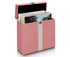 Silcron LP-30 Vintage Vinyl Record Storage Case To Fit 12'' Record - Pink