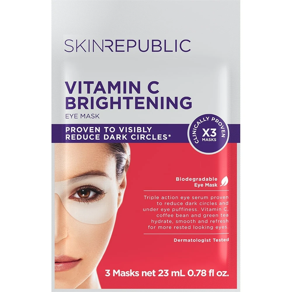 Skin Republic Vitamin C Brightening Eye Mask * 3 masks 23ml