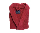 Hotel Soft Touch Egyptian Cotton Terry Towelling Bath Robe - Burgundy