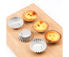 20Pcs Cake Cups Circular Tins Pie Egg Tart Mould Mold Plate Baking Tool Cupcake