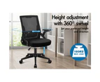 ALFORDSON Mesh Office Chair Executive Computer Gaming Racing Work Fabric Seat Black