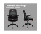 ALFORDSON Mesh Office Chair Executive Computer Fabric Seat Gaming Racing Work Black