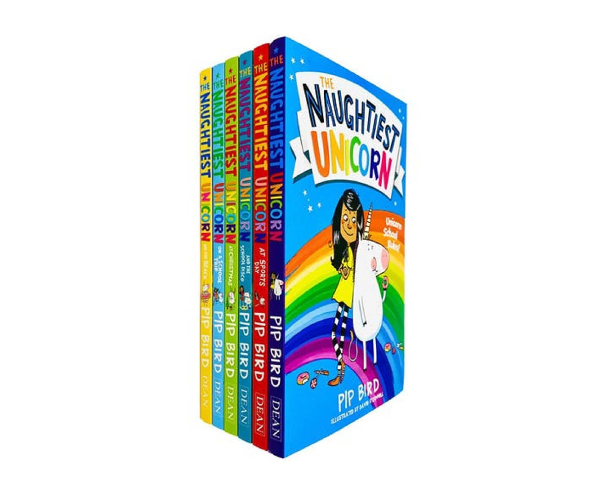 6pc Harper Collins Naughtiest Unicorn Kids/Children Reading Story Book Set 5y+