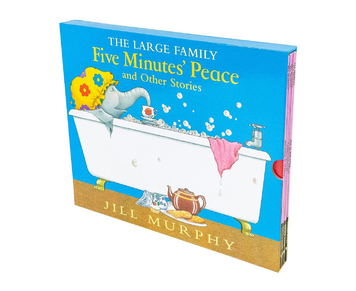 The Large Family Five Minutes' Peace & Other Stories Book Set by Jill Murphy