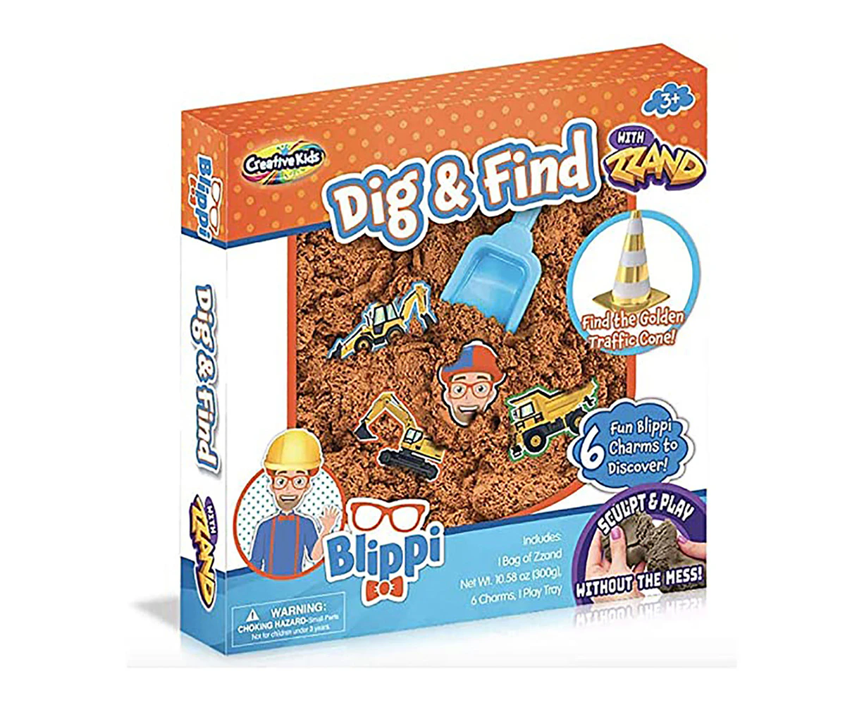 Creative Kids Blippi Dig & Find Sand Interactive Children Digging Play Toy 3y+