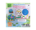 Craft For Kids Make Your Own Embroidered Flamingo DIY Children Activity Kit 5y+