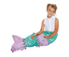 Craft For Kids Make Your Own Mermaid Tail Blanket DIY Children Activity Kit 6y+