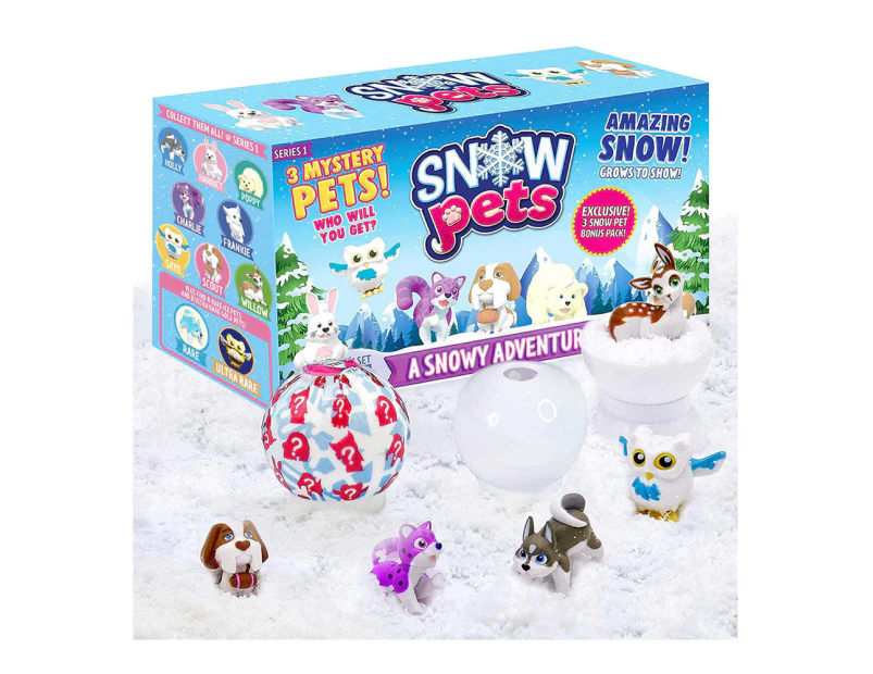 Be Amazing Toys Series-1 Snow Pets Mystery Toy Surprise Figure Kids 5y+ Assorted