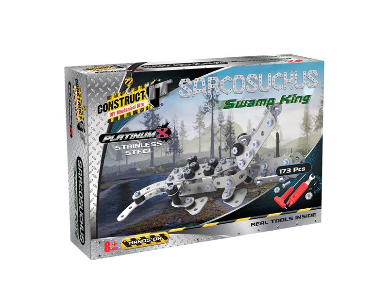 Construct IT Sarcosuchus Swamp King 173-Piece Building Kit