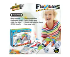 64pcs Construct IT Flexibles DIY Off-Roader Toy w/ Tools STEM Build Kit Kids 4y+