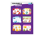 4pc Scribbles Stationery My Wall Chart Learning Shape/Alphabet/Count Kids 3-5y