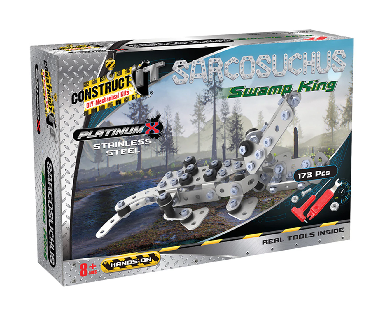 Construct IT Sarcosuchus Swamp King 173-Piece Building Kit