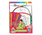 CoComelon Colour My Own Backpack Activity Set