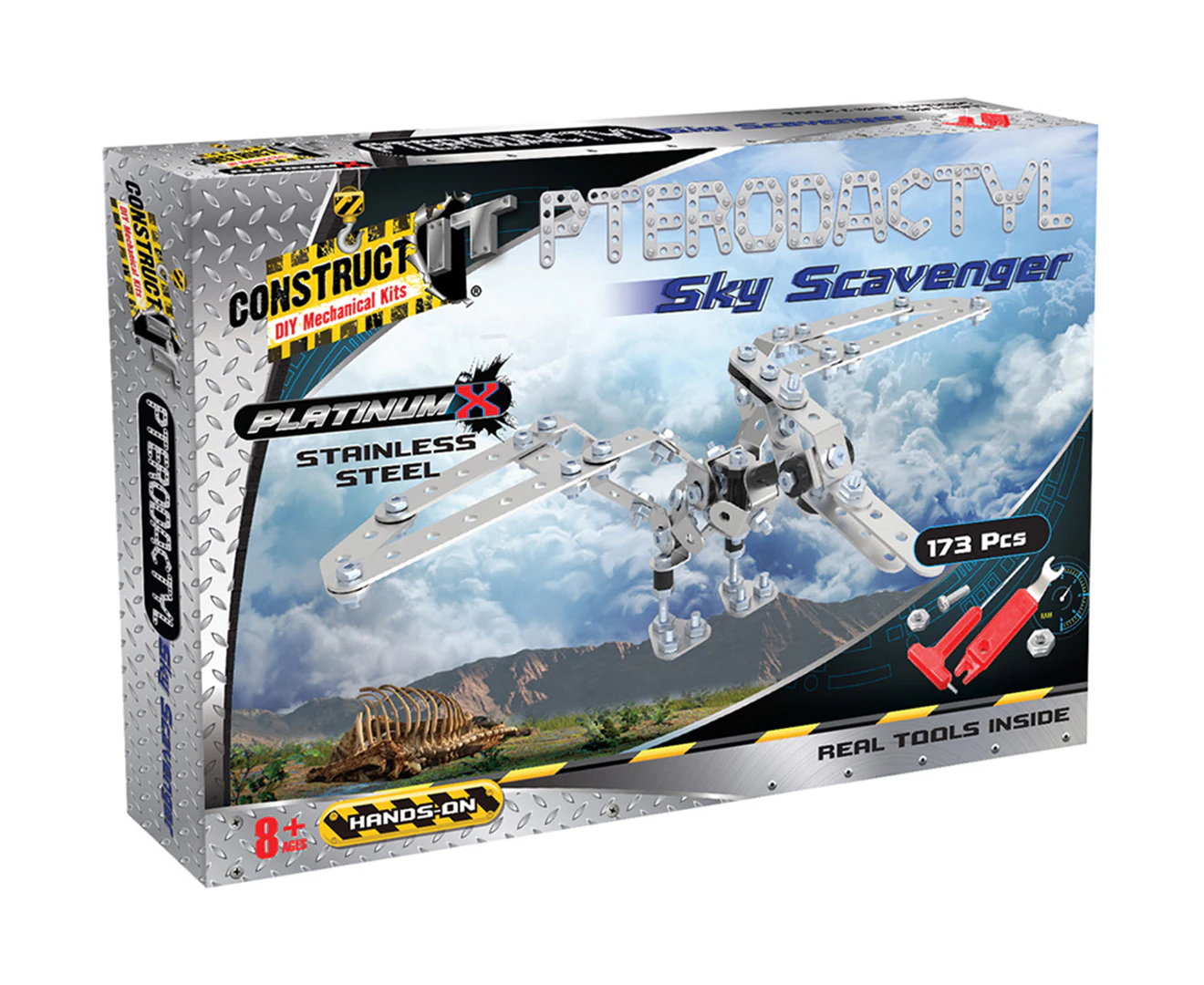 Construct IT Pterodactyl Sky Scavenger 173-Piece Building Kit