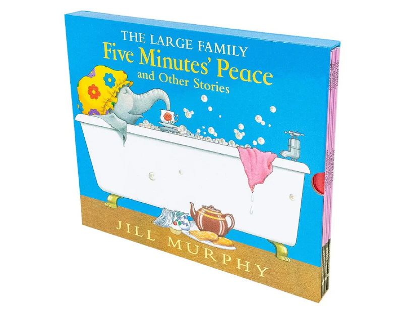 The Large Family Five Minutes' Peace & Other Stories Book Set by Jill Murphy