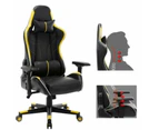 Ergonomic Office PU Leather Gaming Chair - Blue