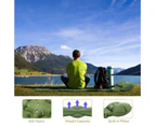 Inflatable Sleeping Pad Camping Mat Lightweight - Green