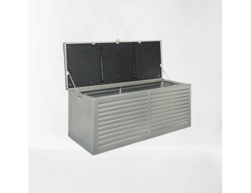 Grey 490L Outdoor Storage Box Bench