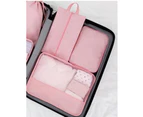 7pcs Packing Cubes Travel Pouches Suitcase Storage Bag - Grey