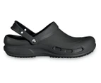 Crocs Bistro Slip Resistant Clogs Shoes Sandals Work Occupational - Black